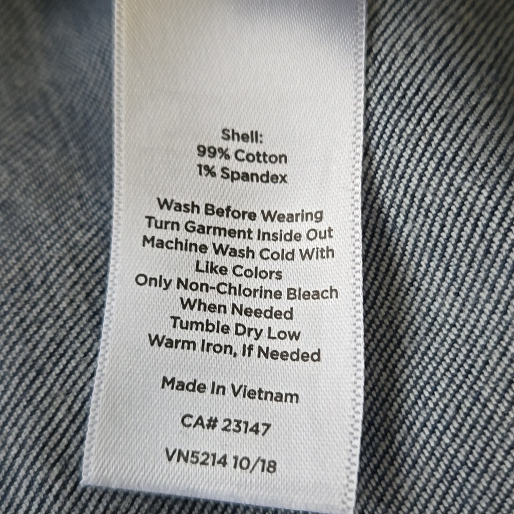 Talbots Flawless Slim Ankle Dot Denim Jeans 10P - Picture 7 of 14